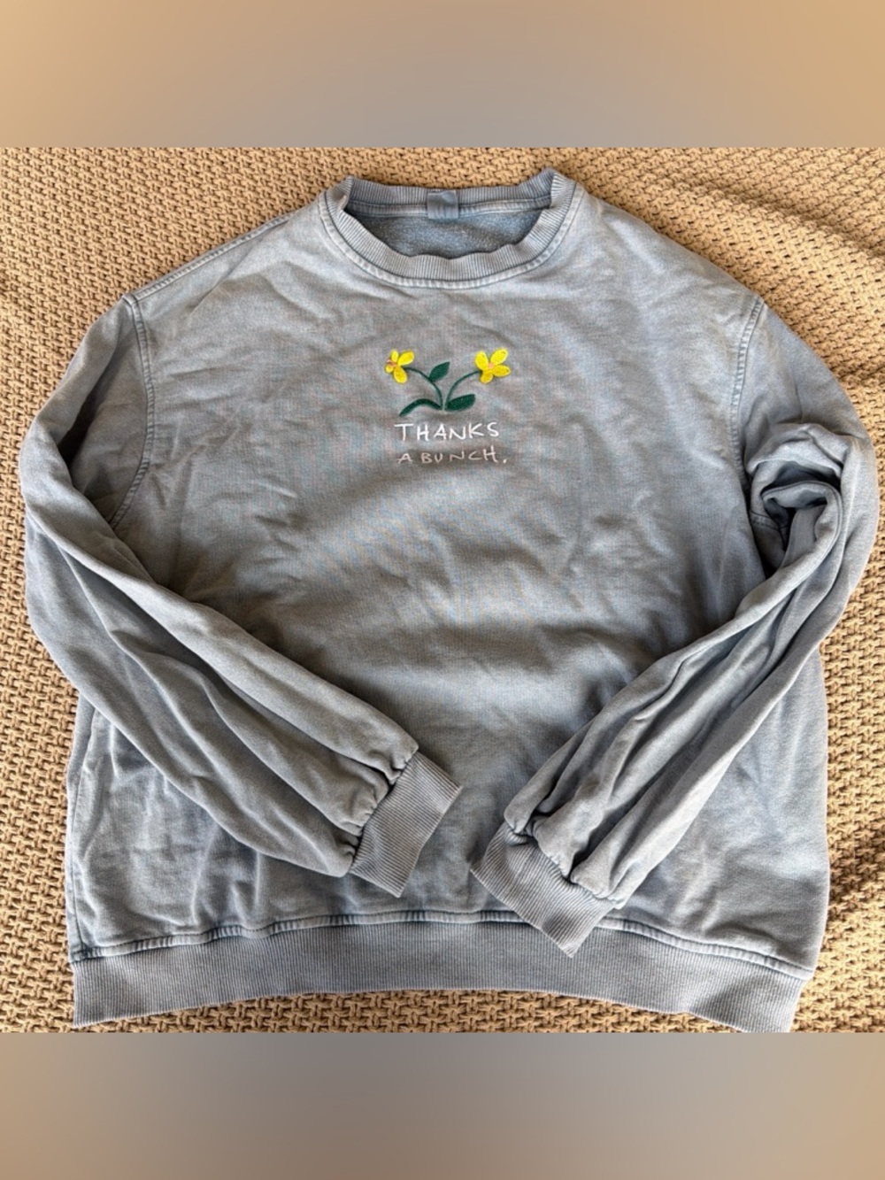 “Thanks a Bunch” Embroidered Crewneck
